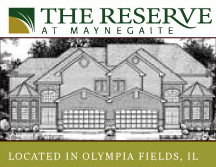 Artist's rendering of townhomes at Maynegaite
