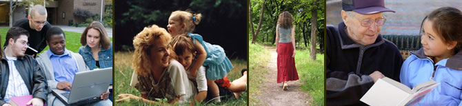 Photos of various people